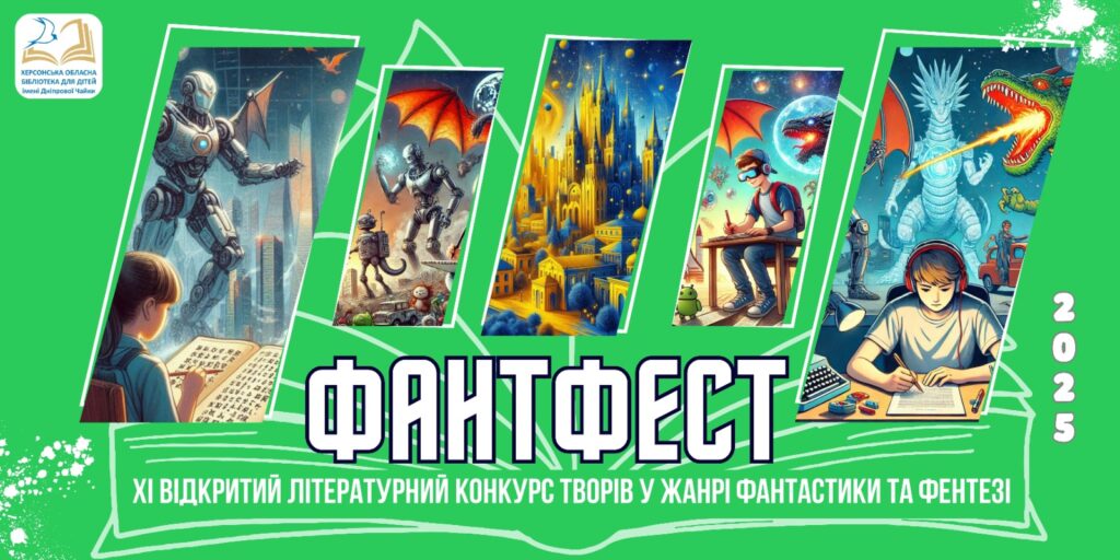 Постер літературного конкурсу творів у жанрі фантастики та фентезі